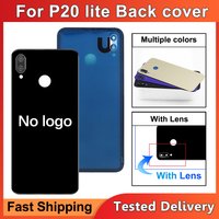 For Huawei P20 Lite / Nove 3e ANE-LX1 ANE-LX2 Battery Back Cover Glass Rear Door Housing Case with Camera Lens