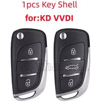 1pcs 2/3 Button Car Key Shell Xhorse Remote Case KEYDIY Flip Key Shell DS Type Key Shell for KD B11 NB11 VVDI XKDS00EN XEDS01EN