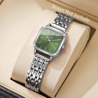 Fashion Square Women Watches Simple Ladies Quartz Wristwatch Reloj Mujer(Without Box)