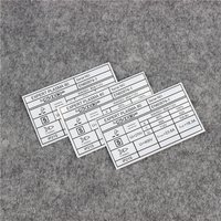customizable Dumb Silver waterproof Self Adhesive Label Stickers