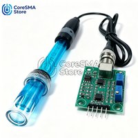 1ps PH Sensor Module Liquid PH Value Detector Regulator Monitor Controller Tester 0-14PH with BNC PH Electrode Probe for Arduino