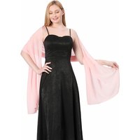 Lady Solid Chiffon Bridal Bolero Multiple colors available for Evening Dresses Bridal Bridesmaid Wedding Shawl Soft Beach Poncho