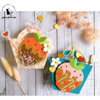 KLJUYP Strawberry Metal Cutting Dies Stencils for DIY Scrapbooking/album Decorative Embossing DIY Paper Cards