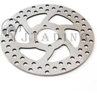 168mm 6-Hole Brake Disc Rotor for Harley/Citycoco/Electric Scooter - Front & Rear Motorcycle Disc Brake Pad Compatible