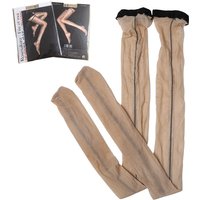 1D Oil Shiny Summer Stockings Narrow Edge Back Line Transparent Silk Stockings Women High Stretchy Hold Up Thigh High Medias