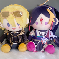 Bandai Ichiban Kuji Nijisanji EN Summer Meteor Luca Kaneshiro Shu Yamino Plush Doll Stuffed Toy Anime Collectible For Fans