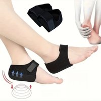 Plantar Fasciitis Heel Spur Foot Support With U-Shaped Silicone Gel Heel Cups for Heel Pain Relief Insoles for Man Woman Walking