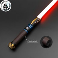 TXQSABER Neo Pixel Heavy Dueling Lightsaber Bluetooth Custom Metal Hilt Super RGB Blaster Force Laser Sword Luminous Kids Toys