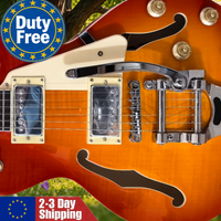 Deutsches Lager Sunset HH Pickups Gitarre mit Palisanderhals und verstellbarer Tremolo-Brücke, geeignet für verschiedene Szenarien und Auftritte