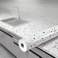 Cocina Oil Proof Stove Fire Prevention Stickers Muebles Furniture Armarios De Cocina Marble Waterproof Self Adhesive Wallpaper