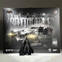 Xiwanshe Yuanye DC Batmobile 1/12 Model Kit Dual Form BvS & Justice League Assembly Vehicle for 6" 1/12 Figure Collection Toys
