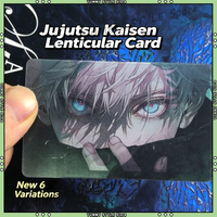 Latest Jujutsu Kaisen Gojo Satoru 3D Lenticular card with 6 Changing Versions Cool Anime Postcards Collectible Merch for Fans