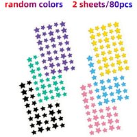 80-240-480PCS Cute Colorful Star Acne Patches 6 Styles Invisible Facial Pimple Cover Stickers,Rondom colors