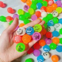 10-50Pcs Luminous Halloween Elastic Ball Birthday Party Will Be A Gift For guests Rubber Bouncing Ball Pinata Filling Prize