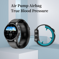 Elderly Health Air Pump Airbag Smart Watch True Blood Pressure Heart Rate Medical Sphygmomanometer Body Temperature Waterproof