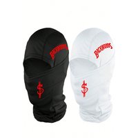 AliExpress NONE 1/2/3 piece neutral printed balaclava facial mask, lightweight and breathable, suitable for skiing, football, cycling