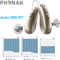 Phonak Audeo M30-13T Digital Hearing Aid RIC 8-Channel Sound Amplifier with Bluetooth & Telecoil