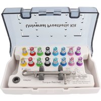 Dental Implant Screw Driver 16Pc Colorful Torque Wrench Ratchet 10-70NCM Universal Restoration Tools Kit Dentistry Repair Tools