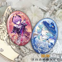 2Pcs/Set Game Anya Marie Andersdotter Durin Oval Anime badge Brooch Pin Cosplay Badge Accessories For Clothes Backpack