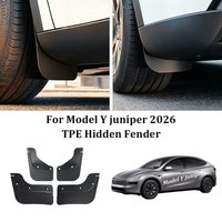 Mud Flaps For New Model Y Juniper 2026 TPE Front Rear Wheel Mud Flaps No Drilling All Weather Anti-Snow Anti-Sand Guard Protecto