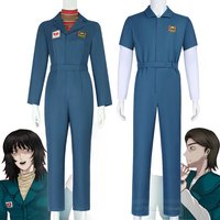Game Mouthwashing Jimmy Anya Cosplay Costume Men Bodysuit Working Clothes Women Jumpsuits Workwear Uniform Halloween Outfit