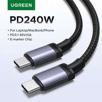 UGREEN PD3.1 240W USB C Cable 5A Type C Fast Charging Cord for Laptop MacBook Lenovo Dell HP iPad iPhone17 Samsung E-Marker Chip