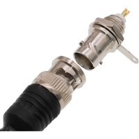 2/5/10pcs BNC Female Connectors Adapter Panel Chassis Mount Coaxial Cable Gold Plated Copper Core NC Female Welding Machine C5