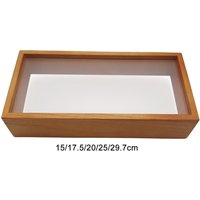 Wood Shadow Box Frame DIY Gifts Rectangle Plexiglass Storage Box for Wedding Photos Medals Handicrafts Memorabilia Tickets