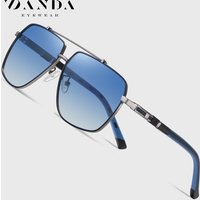 AliExpress NONE Polarizing Sunglasses Driving Sunshade Sun Glasses Double Color Square Frame Men Sports Outdoor Travel Eyewear Cycling T246