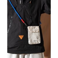 Anti-Theft Travel Document Bag Crossbody Phone Bag Leisure Walking Bag Single Shoulder Bag Small Foldable Nylon Leisure Bag