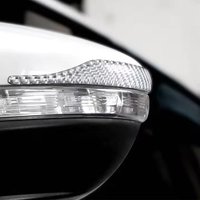 Rearview Mirror Anti-collision Strip Anti-scratch Strip Decoration Auto Reflective Parts Sticker Car Strip S8I1