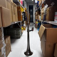 Low Frequency Electric Air Horn Assembly 100cm Round Mouth Single Tube Horn Accessory For Commercial Truck