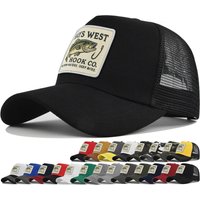 High Quality Fishing Embroidery Baseball Cap for Men Women Outdoor Fishing Snapback Mesh Hat Breathable Sunshade Dad Trucker Hat