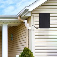 1-5pcs Solar Panel Solar Plate Micro USB + Type-C 10W 5V Waterproof Solar Panel 2 in 1 Charging for IP CCTV Surveillance Camera