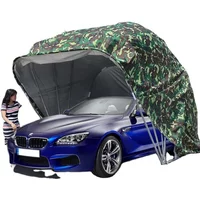 6Mx2.7M Portable Garage Canopy Cover for Car with Waterproof Motorcycle Garage