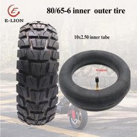 10 Inch 80/65-6 Tire and Tube for Kaabo Mantis Dualtron Spider Dualtron New Currus NF10 SPEEDTROTT RX2000 Electric Scooter