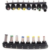 1Sets Universal DC Plugs for AC Power Connector Charger 8 Interchangeable Tips Laptop Adapter for Notebook Computer PC C6