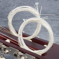Miwayer 6-String Classical Nylon Guitar Set - Clear Nylon Treble, Silver-Plated Copper Bass, Dust-Proof Bag, Beginner friendly