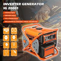 210cc 3200W Four-Stroke Air-Cooled Variable Frequency Open-Frame Gasoline Generator for Camping And Motorhomes 96db image 3