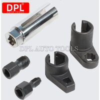 5pcs Oxygen Sensor Wrench Kit for Auto O2 Socket Removal Install Offset Vacuum Sensor Socket Thread Chaser Tool