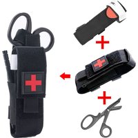 Cat First Aid Kit Tourniquet Molle Survival Set Pouch Nursing Holder Medical Gear Scissors Bag Outdoor Equipment
