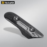 Motorcycle Carbon Fiber Exhaust Heat Shield Protector For Huqvarna FX FE 230 350 450 501 2017-2023 For KTM EXC EXCF 2007-2023