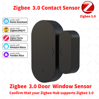 Zigbee 3.0 Door Sensor Window Sensor Contact Sensor Zigbee Hub Required workwith Home Assistant Yandex ZHA Zigbee2MQTT Alexa