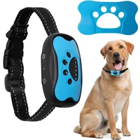 Pet Dog Anti Barking Device USB Rechargeable Dogs Training Collar Ultrasonic Stop Barking Vibration Anti Bark Collar