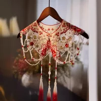 Wraps Fashion Clothes Casual Qipao Vintage Women Clothing Streetwear Embroidery Ethnic Style Hanfu Poncho Capes Cloak Shawls