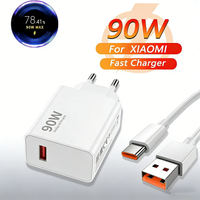 EU US 90W Charger 6A Type C Fast Charging USB Charger Phone Adapter for Xiaomi 15 Ultra 14 13 12 Pro Redmi Note Poco X7 F7 Pro
