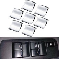ABS Chrome door Window Lifter switch Button Trim For Nissan X-trail T31 Qashqai J10 Teana Sylphy Tidda March Sunny Note Altima