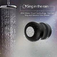 Portable Bluetooth Wireless Speaker Waterproof with Suction Cup Small Stereo for Car Bathroom Mobile Music Listening