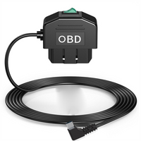 A40I Dash Cam OBD Hardwire KitDash Camera USB Type C Hardwire Kit with OBD Power Cable for Dashcam 12-24V to 5V/3A