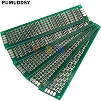 5PCS/Lot Universal Printed Circuit Board 2x8cm 2*8CM Double Side Prototype PCB diy